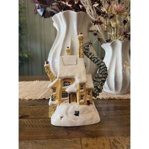 Department 56 Tea & Crumpets HOLIDAY HOUSE TEAPOT - IN BOX NEW RARE VINTAGE